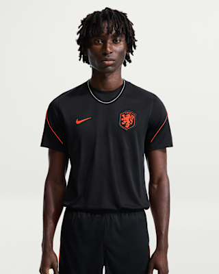 Netherlands Strike Men's Nike Soccer Dri-FIT Short-Sleeve Top